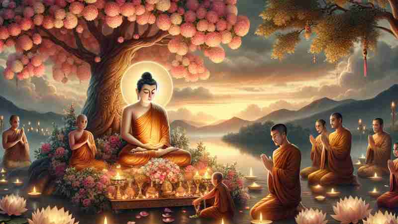 Buddha Purnima 2024: Embrace the Wisdom of Lord Buddha, Concept art for illustrative purpose, tags: der von - Monok