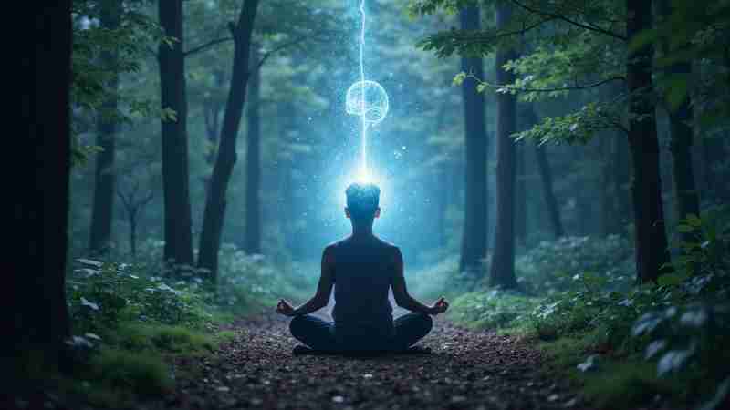Intensive meditation retreat leads to significant biological and neurological changes, Concept art for illustrative purpose, tags: intensives meditationsretreat schnelle neurologische und biologische - Monok